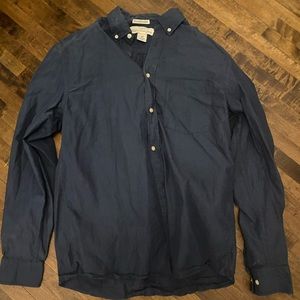 Men’s Navy Slim-fit H&M Button Up